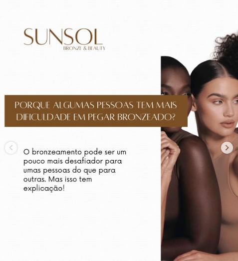 Sessão de bronzeamento na SunSol Bronze Beauty em São Paulo